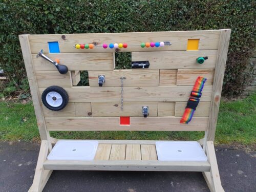 garden busy board by sense sensory