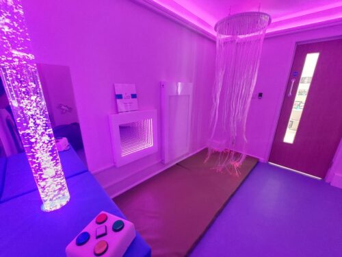 sensory room fibre optic shower