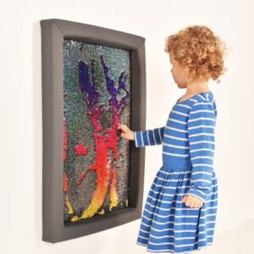Midnight Rainbow Sequin Panel - 840 x 300mm