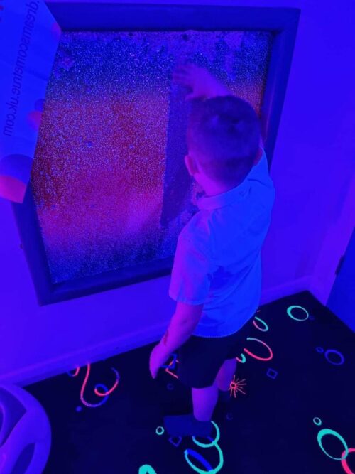 Giant Padded Sequin Panel - 840mm sq