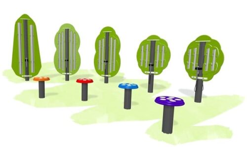 Giant Garden of Chimes Trees