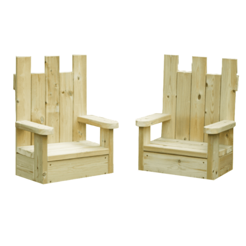 Set of 2 Outdoor Thrones