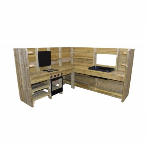 Outdoor Messy Corner Kitchen