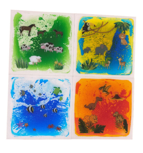 Animals in Motion - Liquid Floor Tiles Set
